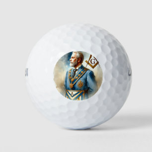 Balles De Golf Freemason Carré et Compass Mason Mason Master