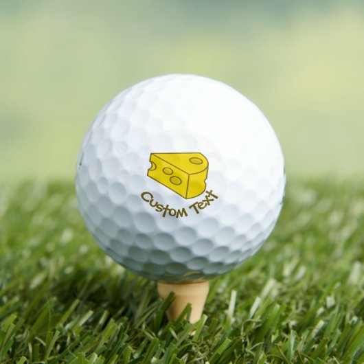 Balles De Golf Fromage jaune (T-shirt Insitu)
