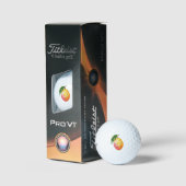Balles De Golf Fruit de mangue jaune rose (Conditionnement)
