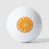 Balles De Golf Fruit Fun aux agrumes orange (Recto)