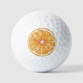 Balles De Golf Fruit Orange (Recto)
