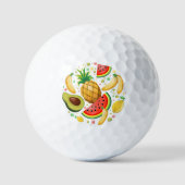 Balles De Golf Fruits d'été frais Motif (Recto)