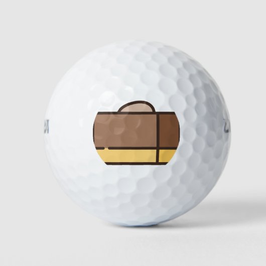 Balles De Golf fudge au chocolat (Devant)