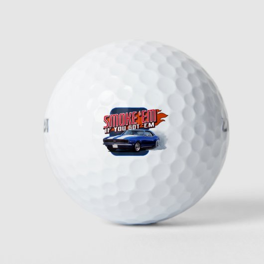 Balles De Golf Fumée de pneus Camaro (Devant)