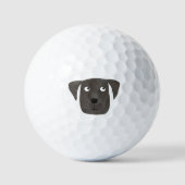 Balles De Golf Fun Cartoon Dog (Recto)