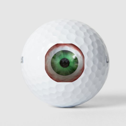 Balles De Golf Fun Déplaisant Green Eye-ball - Bizarre (Devant)