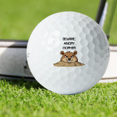 Balles De Golf Funny Angry Gopher