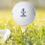 Balles De Golf Funny Balls de golf #1 Grandma de golf Monogramme<br><div class="desc">Parlez au monde de votre grand-mère #1 qui est aussi le meilleur golfeur (ou remplacez par votre texte). Ces boules de golf ont un design avec un grand violet courageux #1 et les mots golfing grand-mère (changer pour Maman, Tante, Ami, etc). Vous pouvez également modifier les couleurs et personnaliser avec...</div>