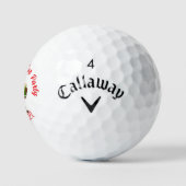 Balles De Golf Funny Bear Golf Balls | Middle Finger Beer Design (Logo)
