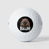 Balles De Golf Funny Capybara Bruh (Devant)
