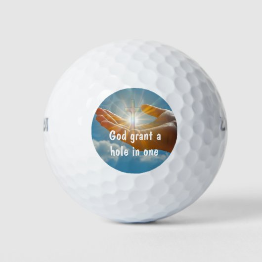 Balles De Golf Funny Christian Golf Balls (Devant)