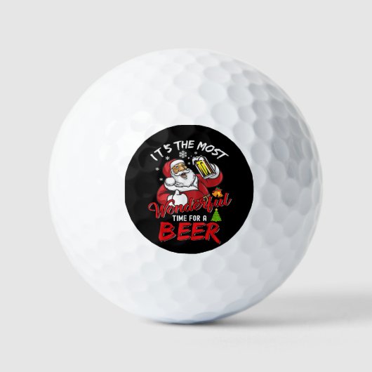 Balles De Golf Funny Christmas (Recto)