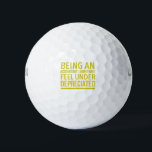 Balles De Golf Funny Comptable Pun<br><div class="desc">Un cadeau parfait pour le comptable de votre vie.</div>