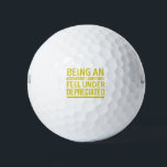 Balles De Golf Funny Comptable Pun<br><div class="desc">Un cadeau parfait pour le comptable de votre vie.</div>