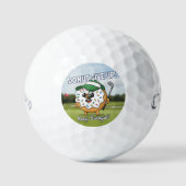 Balles De Golf Funny "Donut Give Up" Golf Pun Gift Balls - Donut  (Recto)