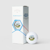 Balles De Golf Funny "Donut Give Up" Golf Pun Gift Balls - Donut  (Conditionnement)