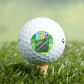 Balles De Golf Funny Eggs Crossing the Road (T-shirt Insitu)