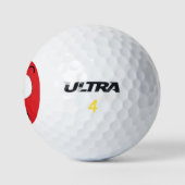Balles De Golf Funny Face Humour Golf Balls (Logo)