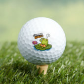 Balles De Golf Funny Frog Summer Brain|Grenouille de dessin animé (T-shirt Insitu)