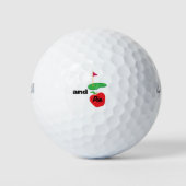 Balles De Golf Funny Golf and Apple Pie Lover (Devant)