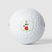 Balles De Golf Funny Golf and Apple Pie Lover (Devant)