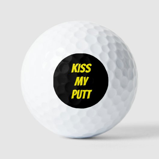 Balles De Golf Funny Golf Ball (Recto)