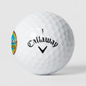 Balles De Golf Funny Golf Ball HEUREMENT RETRAITE (Logo)