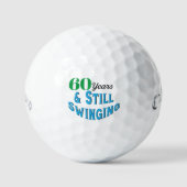Balles De Golf Funny Golf Balls 60e anniversaire (Recto)