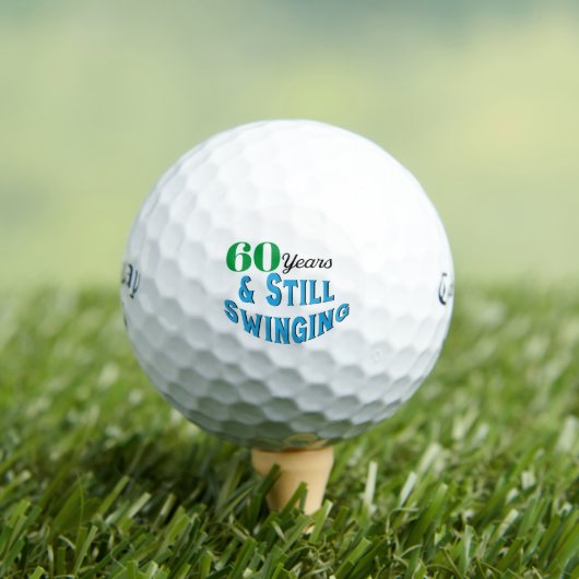 Balles De Golf Funny Golf Balls 60e anniversaire (T-shirt Insitu)
