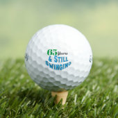 Balles De Golf Funny Golf Balls 65e anniversaire (T-shirt Insitu)