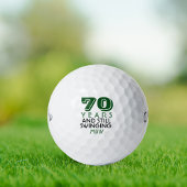 Balles De Golf Funny Golf Balls 70e fête d'anniversaire Monogramm