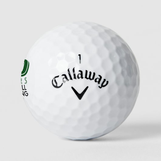 Balles De Golf Funny Golf Balls 70e fête d'anniversaire Monogramm (Logo)