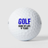 Balles De Golf Funny Golf Jeu de Lies (Devant)
