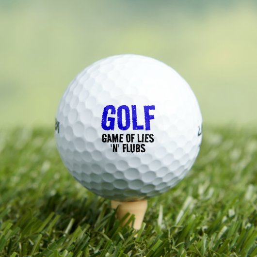 Balles De Golf Funny Golf Jeu de Lies (T-shirt Insitu)
