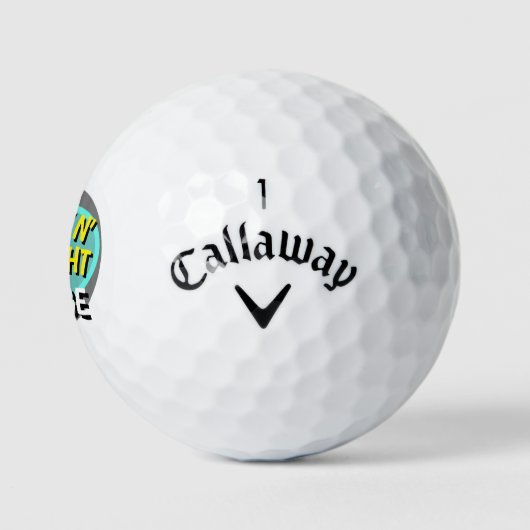 BALLES DE GOLF FUNNY GOLFER LADIES (Logo)