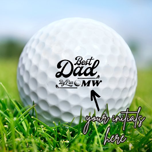 Balles De Golf Funny Golfer meilleur papa par pair | FÊTE DES PÈR