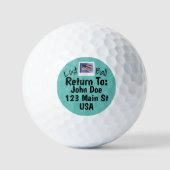 Balles De Golf Funny Lost Golf Ball (Recto)