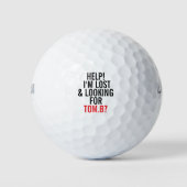 Balles De Golf Funny Lost Golf Ball Custom Name Quote (Devant)