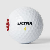 Balles De Golf Funny Mens Golf Balls (Logo)