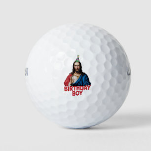 Balles De Golf Funny Noël Jésus Enfant d'anniversaire