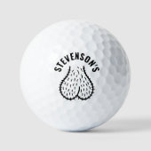 Balles De Golf Funny Nom personnalisé Boule de golf pour ami mari (Recto)