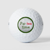 Balles De Golf Funny Par Tee Time (Devant)