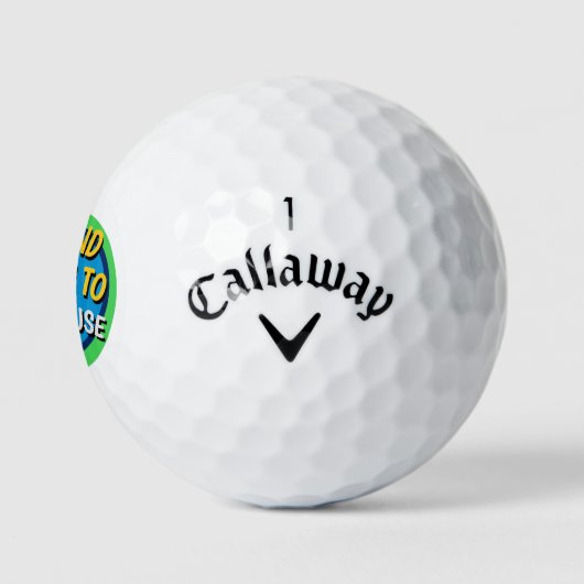 BALLES DE GOLF FUNNY PERDU (Logo)