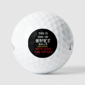 Balles De Golf Funny Personalized Lost Ball Message Golf Balls (Recto)