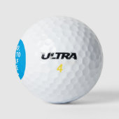 Balles De Golf Funny Personalized Monogram Lost Golf Ball Quote (Logo)