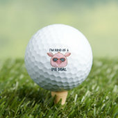 Balles De Golf Funny Pig Pun (T-shirt Insitu)