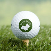 Balles De Golf Funny Scottie Terrier Scotty Chien (T-shirt Insitu)