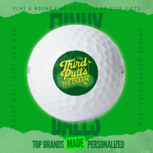 Funny Scramble Golf Dad Third Putts Retro
