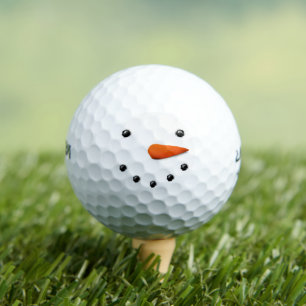 Balles De Golf Funny Snowman Noël Stocker Stuffer