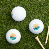 Balles De Golf Funny Sunshine Name (Herbe in situ)